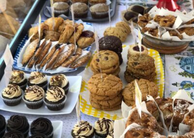 Vegan Baked Goods Display